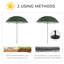 Airliah 220cm Beach Parasol-1945042973