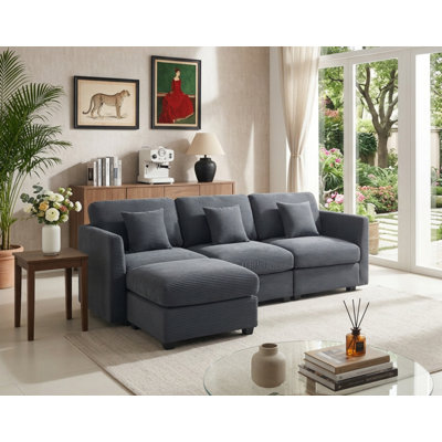 Virgus Corduroy Sectional