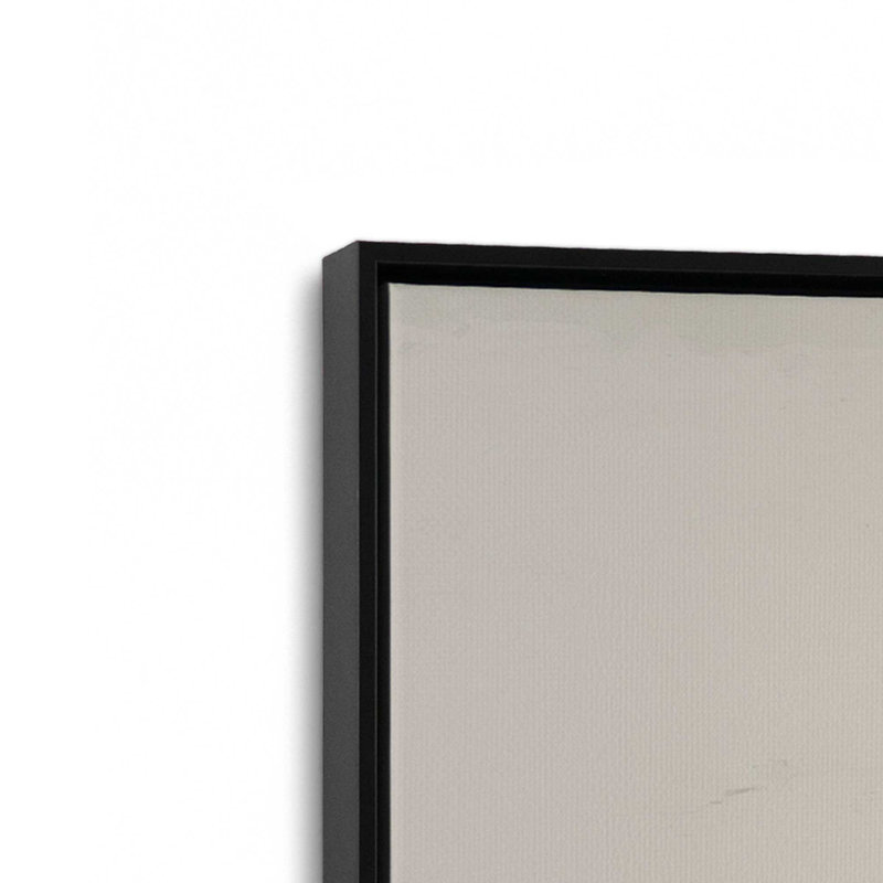 Contrast in Silence, ensemble de 2 impressions sur toile, Cadre flottant noir satiné, H 12,75 po x l 17,5 po x P 1,75 po