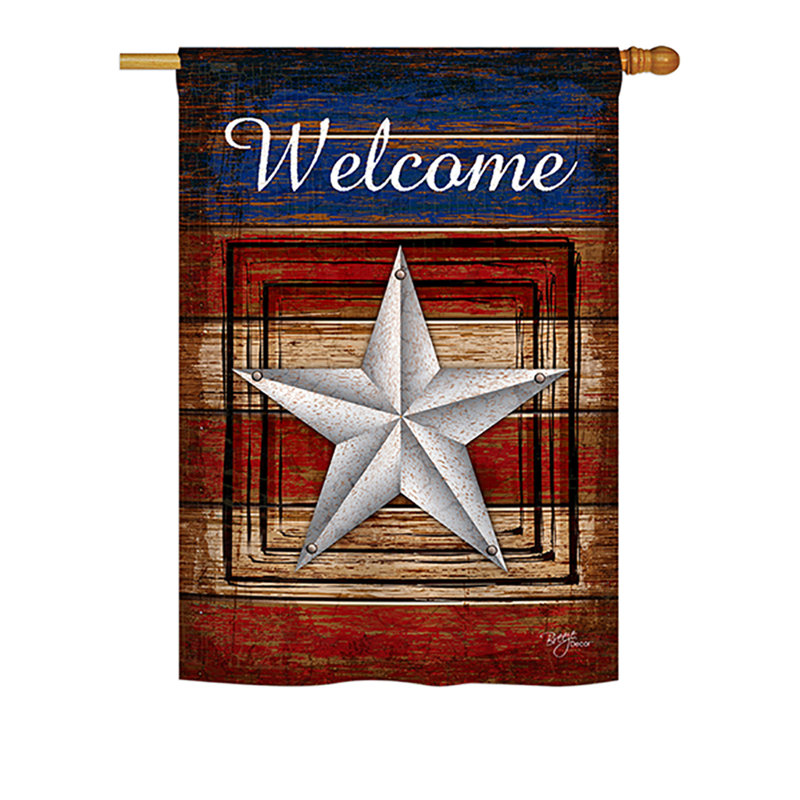 Swen Double Sided Polyester Independence Day, 40" H x 28" W