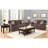 Casual Rectangular Cocktail Table With Faux Marble Top And Dark Cherry Lift Storage Contemporary Living Room Finish