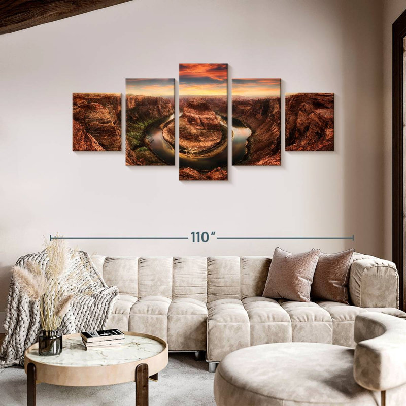 Horseshoe Bend Panorama, 42" H x 92" W