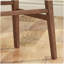 Ensemble de 2 tabourets de bar à structure en bois-412330576