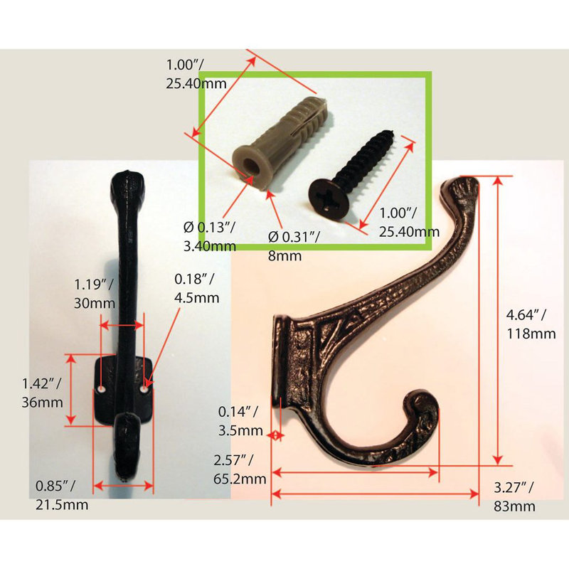 Classic Forged Iron Wall Hook