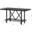 Élégante table de salle à manger rectangulaire avec une fabrication durable et un design polyvalent pour les cuisines et les salons modernes