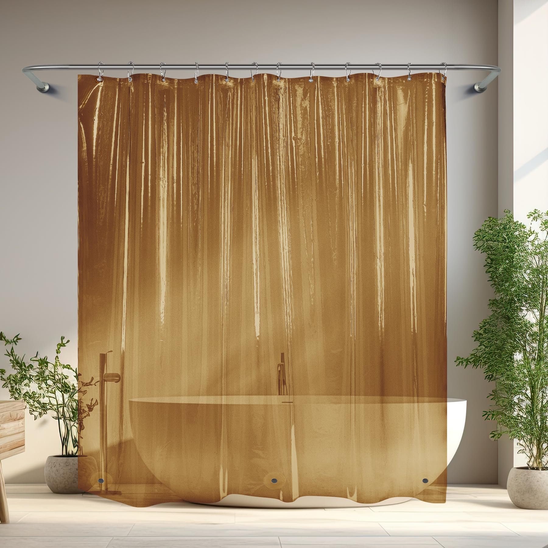 Symple Stuff 72 x 72 Lightweight Waterproof Shower Curtains for ...