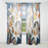 Beige And Yellow Pure Lily Beauty Whispers I - Lilies Floral Room Darkening Curtain - 1 Panels-107567134