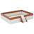 Upholstered Daybed Frame With Fence And Stairs-779691651