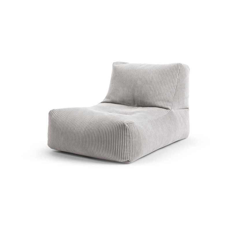Shara Rock Bean Bag Lounger, Gray