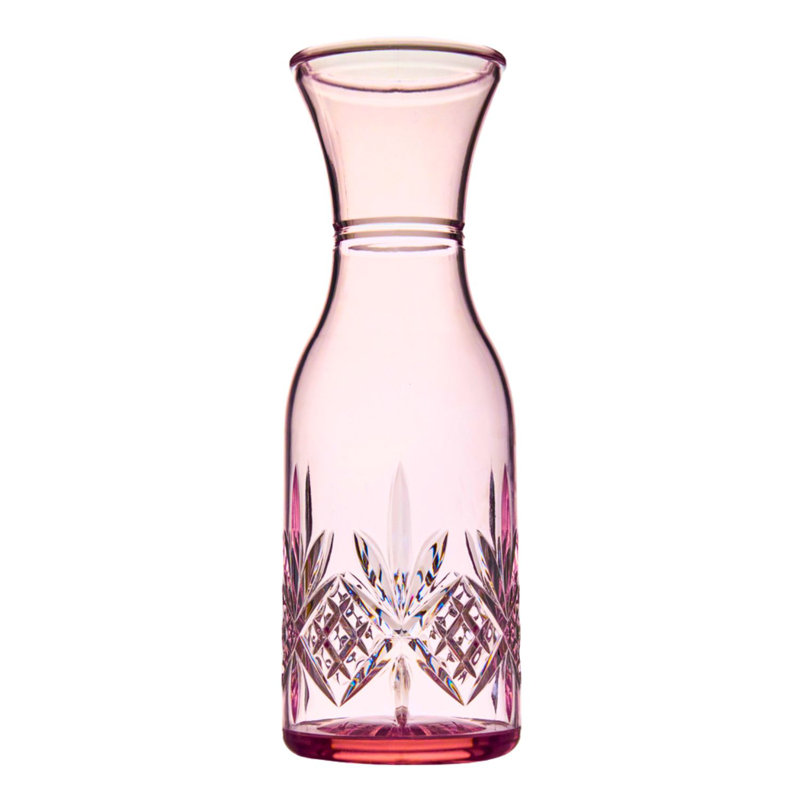 Carafe en acrylique Dublin, Rose