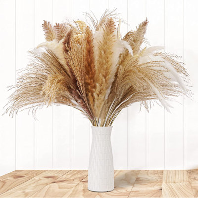 16.7'' Reed Grass in Ceramic Vase
