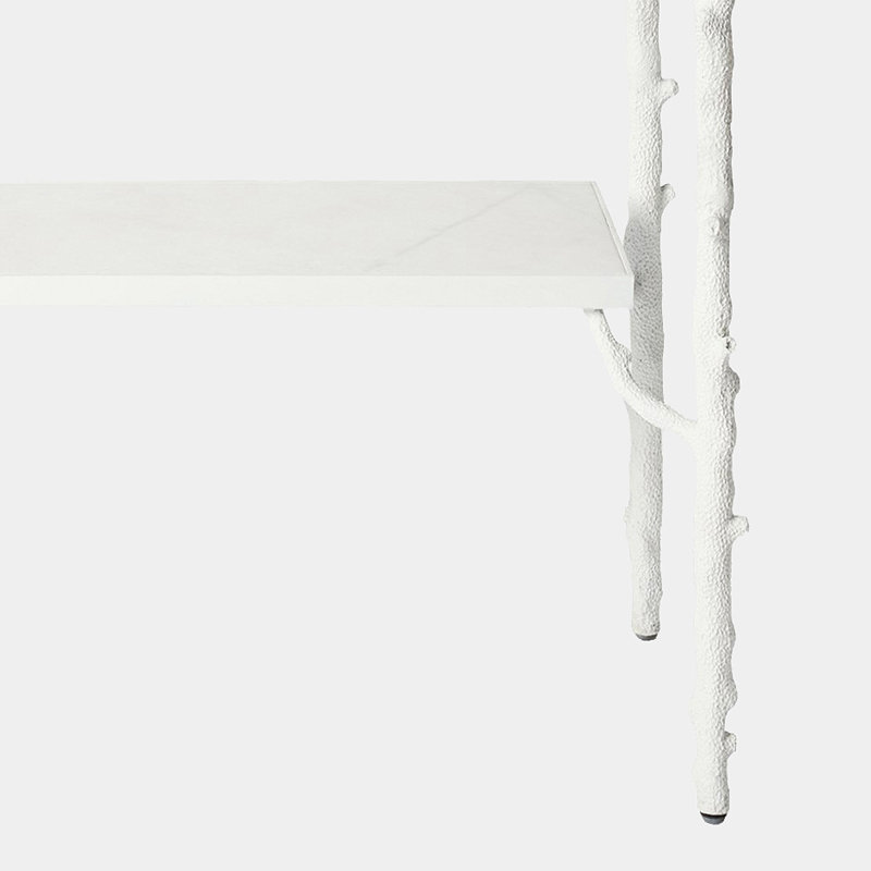 Console corail - blanc