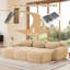 Modulaires luxueux, tissu moelleux, sans assemblage, polyvalent pour la maison