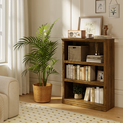 Bibliothèque à 2 niveaux 30 ", étagère de rangement pour bureau à domicile avec tablette réglable