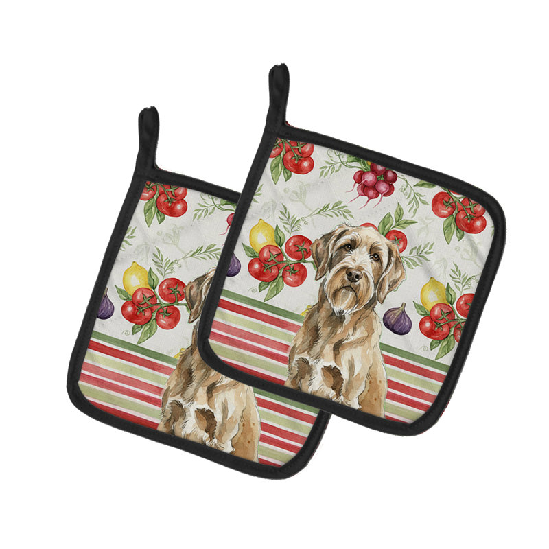 Paire de supports à casseroles Spinone Italiano