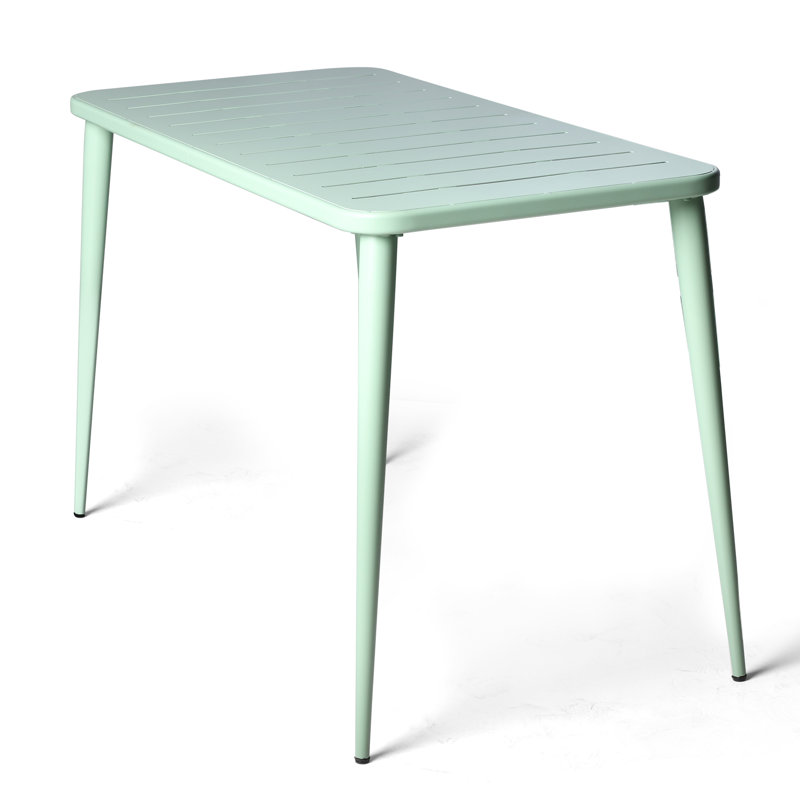 Medzarents Rectangular Steel Outdoor Table