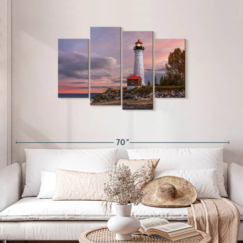 Phare d'Aletra Crisp Point, H 27 po x l 43 po