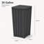 Poubelle d'extérieur 35 gallons avec couvercle-132427349