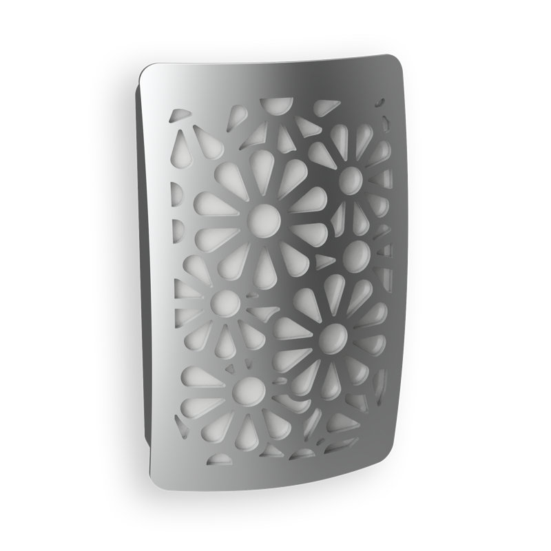 Lumière de nuit à del floral, Nickel