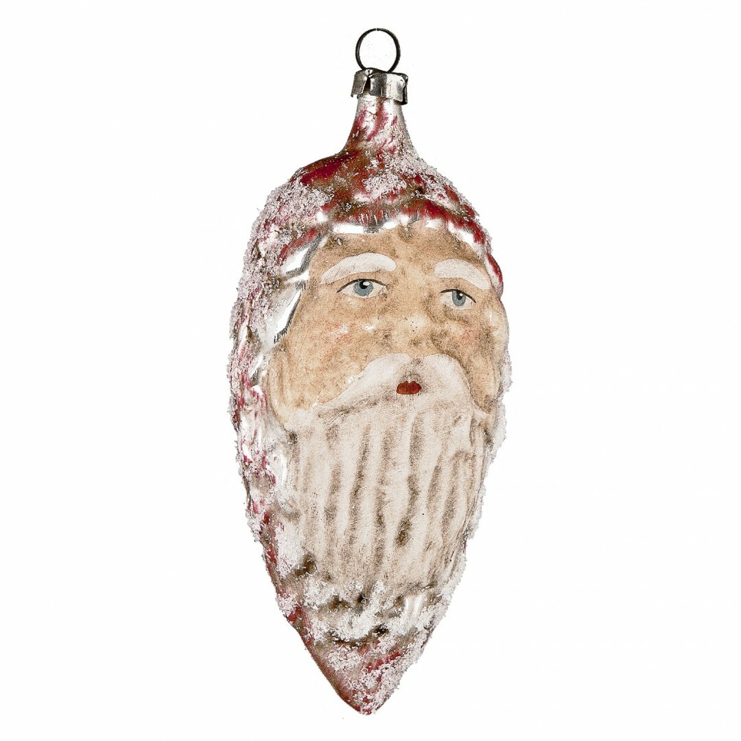 Weihnachtsbaumfigur Zapfen mit Gesicht