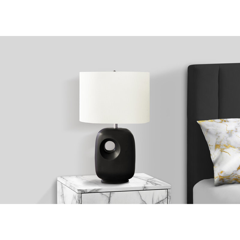 Lampe de table contemporaine et moderne, Noir