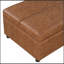 Lit simple escamotable avec repose-pieds pliant avec matelas et lit d'invité convertible brun