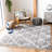 Calynn Fringe Shag Performance Geometric Rug-2029658438