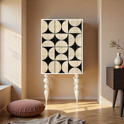 Modern Minimalist Solid Wood Storage Cabinet