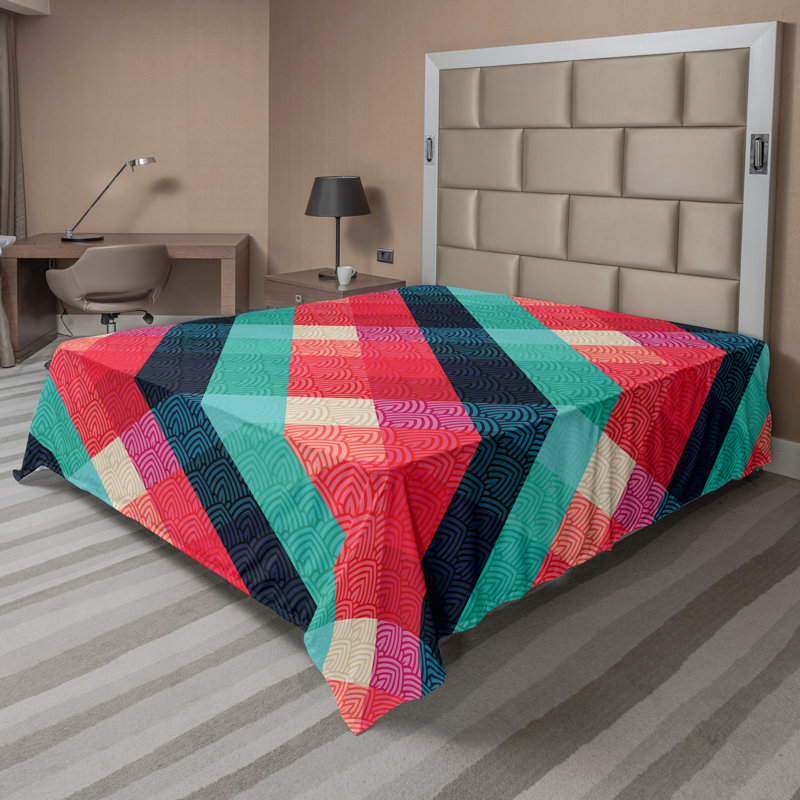 Drap Ambesonne, Drap plat pour très grand lit californien