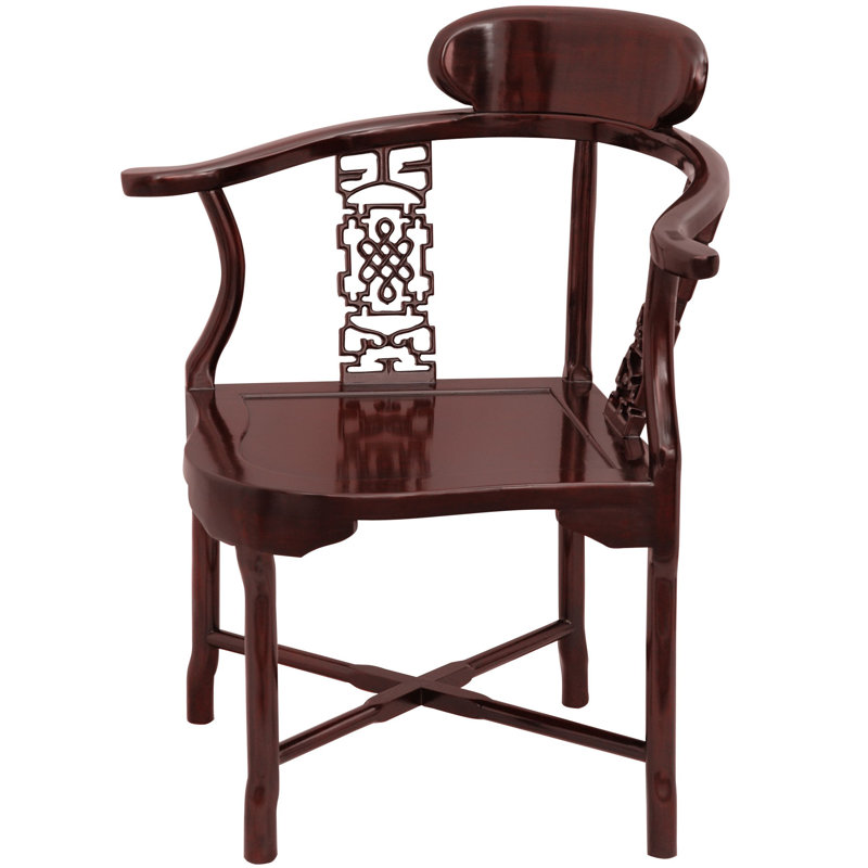 Fauteuil l 17 po, Bois de rose