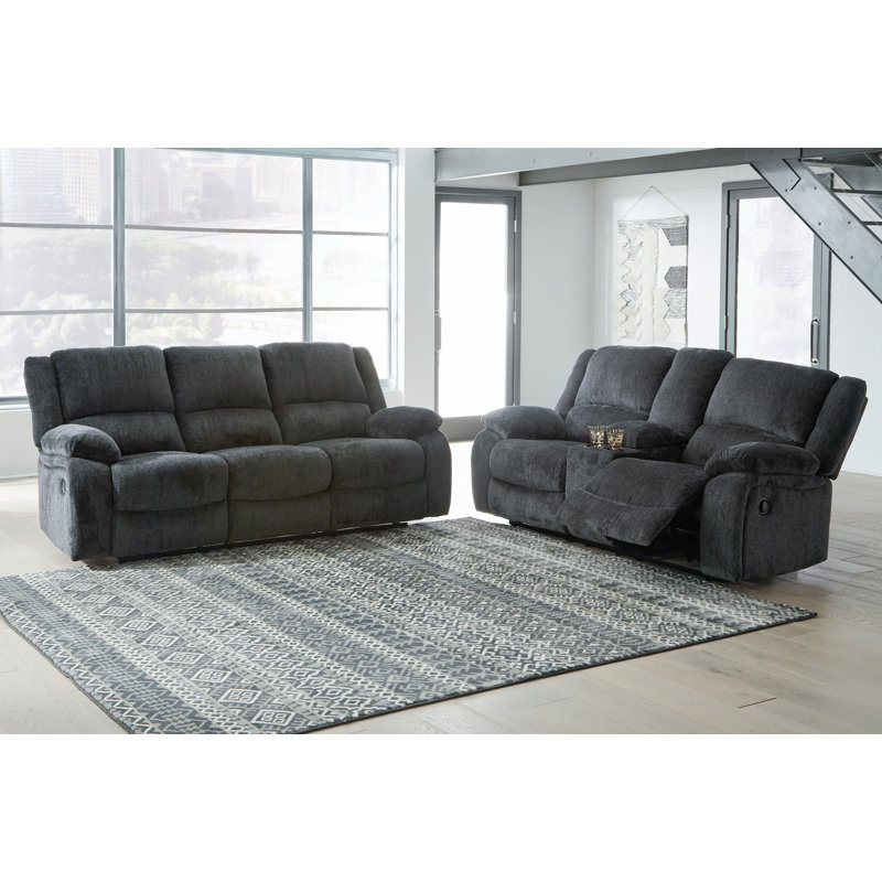 Draycoll Reclining Sofa and Loveseat