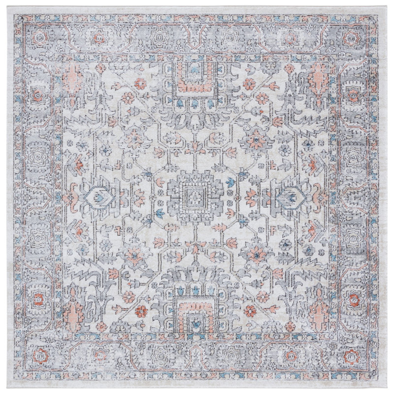 Oregon 800 Performance Oriental Rug, Square 6'7"