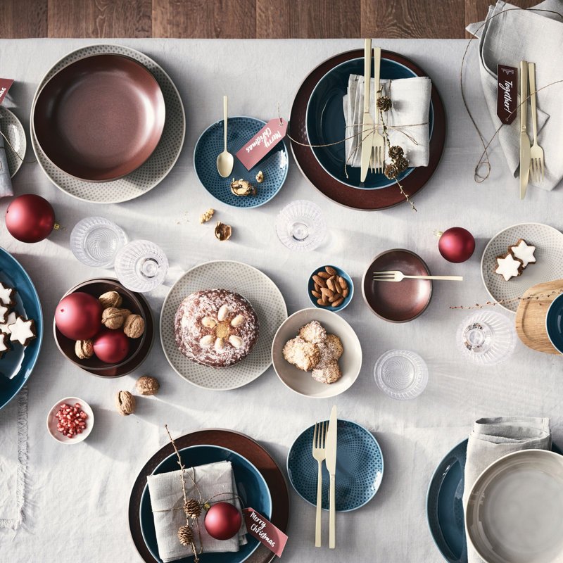 Junto Porcelain Salad/Dessert Plate, Pearl Gray