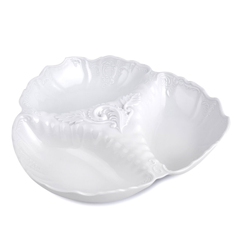 Thun - 1794 Plat de service divisé en porcelaine Karlovarsky