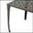 Durable Cast Aluminum Outdoor Side Table With Elegant Grillwork, Lightweight And Weather-Resistant For Patio And Garden Use