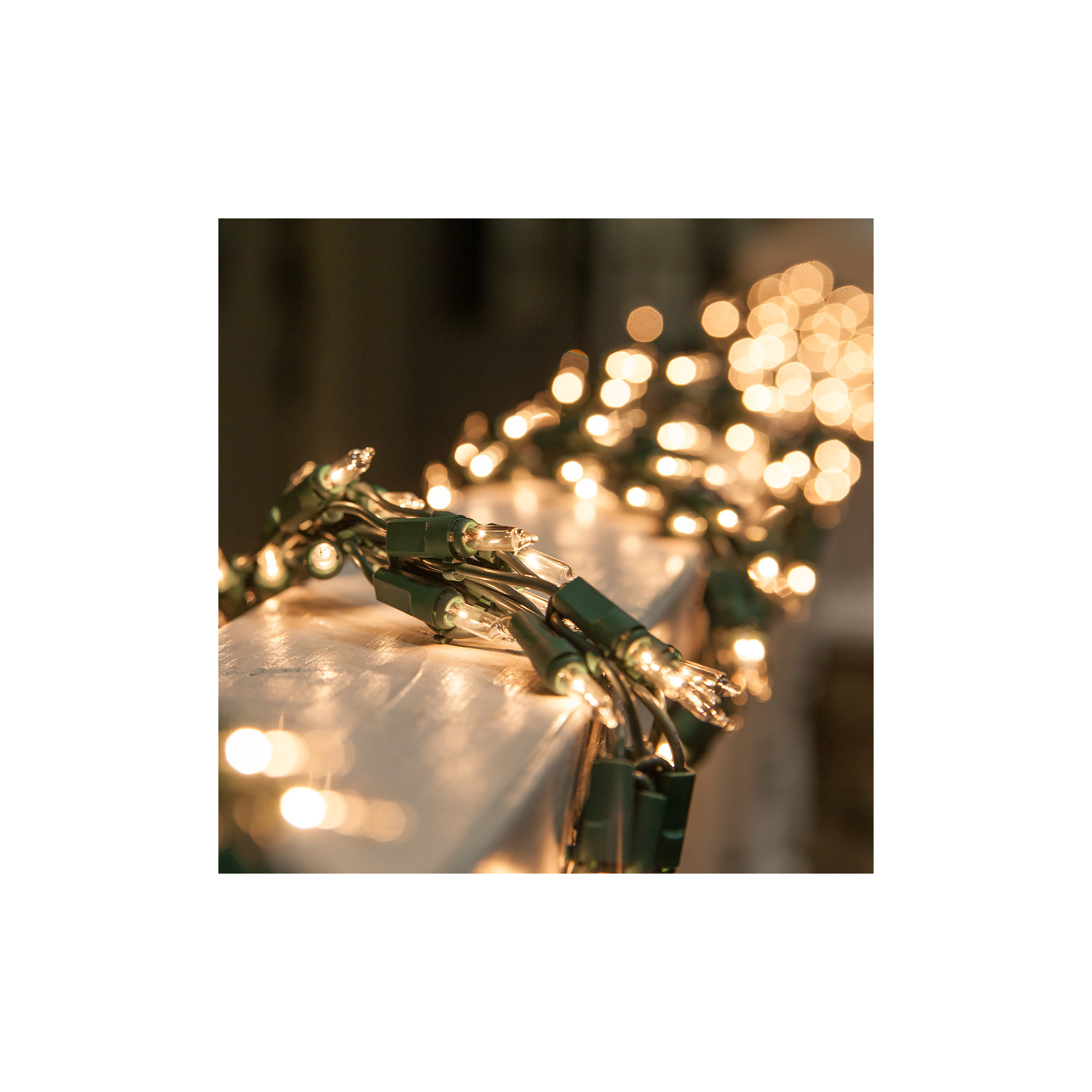 300 Bulb Garland String Lighting, Clear