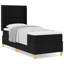 Box Spring Bed With Mattress Fabric-196186347-196186344