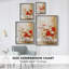 Reproduction encadrée FLORAL Series CCXCVIII - bois massif-328809230