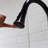 Pull Out Kitchen Faucet In Oil - Rubbed Bronze, Clean And Modern Appearance, Resists Tarnish, Single Handle Control, Nozzle Self Retracting, Sink Or Countertop Mount, Dual Spray Functions Bronze For