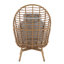 Chaise longue pivotante en osier Ellis