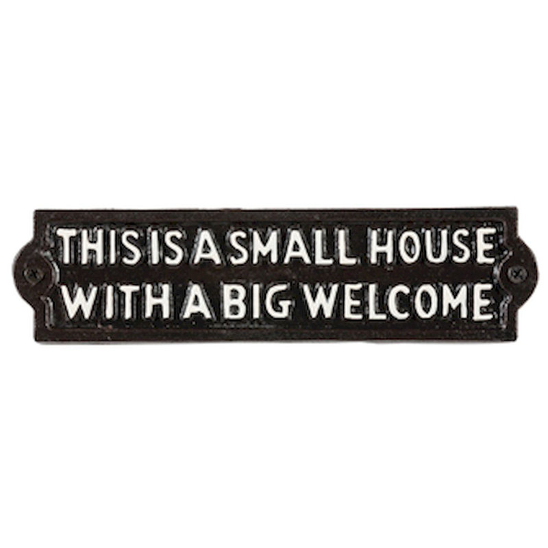 « Dejun this is a House with a Big »-enseigne de bienvenue