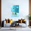 Impression sur toile Havana Tranquil Vibrant Abstract Cactus City Summer-1421595062