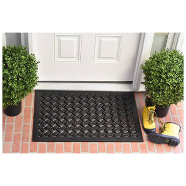 Waterhog Basket Weave Doormat, 2' x 3' - Gray