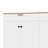 Mid-Century Buffet Cabinet with Rustic Handles-1383042610