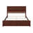  Jeilynn Solid Wood Foundation Bed Frame with Matching Footboard-339714125-339714126