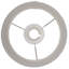 20cm Linen Empire Candelabra Shade-27276604