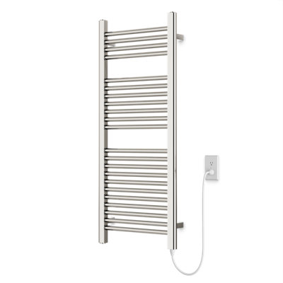Chauffe-serviettes Artby M11145P-PN Nickel poli à brancher 44 po x 18 po Artos