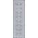 Tapis damassé gris Jessamin