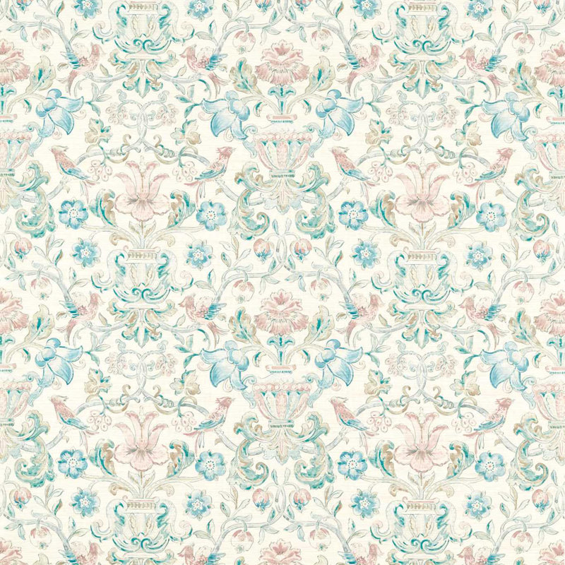 Pompadour Wallpaper, Mineral