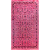 Overdyed One-of-a-Kind 8' 1" X 14' 4" Hand Knotted Area Rug